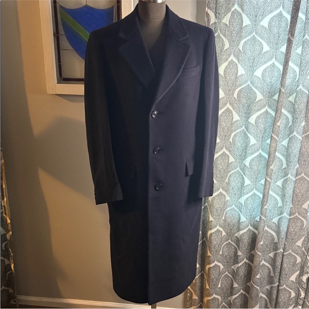 Saks Fifth Avenue Navy Men's Trench Coat